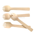 Party flatware birch cutlery disposable spork